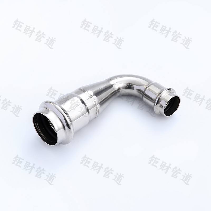 卡压式变径90°弯头